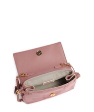 COCCINELLE THESS SUEDE BIM Geantă de umăr mini trandafir de iarnă - Genți femei - 4