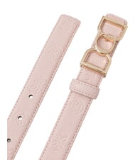 GUESS ANISE Curea logo trandafir deschis - Curele - 2