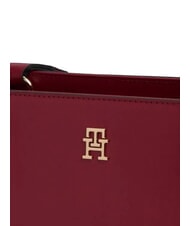 TOMMY HILFIGER TH JOY Geantă de umăr, dublă portabilitate roșu de toamnă - Genți femei - 3