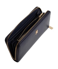TOMMY HILFIGER TH ICON Portofel cu fermoar albastru spațial - Portofele femei - 3