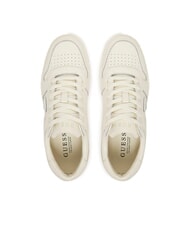 GUESS UDDENT Adidași din piele fildeș - Pantofi bărbați - 4