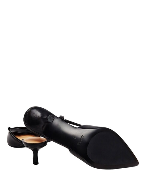 YANNO2 Decolteu din piele cu toc de 5,8 cm BLACK - Pantofi femei