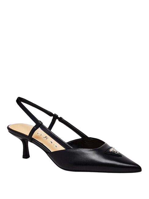 YANNO2 Decolteu din piele cu toc de 5,8 cm BLACK - Pantofi femei