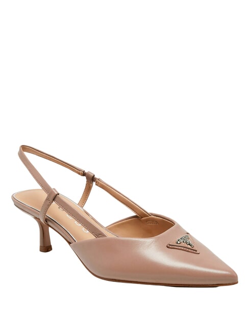 YANNO2 Decolteu din piele cu toc de 5,8 cm nud - Pantofi femei
