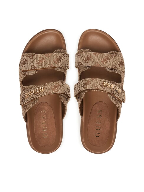 FAXON2 Sandale cu platformă de 6,5 cm Bej / maro - Pantofi femei