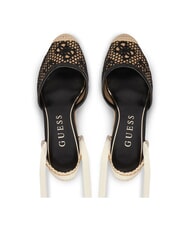 GUESS CHEYIN Sandale espadrile cu toc de 10 cm negru natural - Pantofi femei - 4