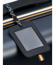 KWAY EUDOXIEUR LOGO Troler mediu, cu monogramă K-Way ad&acirc;ncimea albastră - Trolere rigide - 4