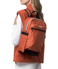 KWAY MID LAON Rucsac din nailon hidrofug portocaliu-maroniu - Rucsacuri pentru școală și timp liber - 2