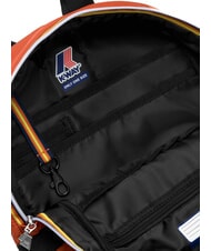 KWAY MID LAON Rucsac din nailon hidrofug portocaliu-maroniu - Rucsacuri pentru școală și timp liber - 4