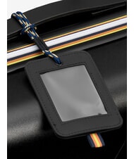 KWAY EUDOXIE LOGO Troler pentru bagaje de m&acirc;nă, cu monogramă K-Way negru de asemenea - Bagaje de m&acirc;nă - 4