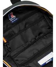 KWAY MID LAON Rucsac din nailon hidrofug verde negricios - Rucsacuri pentru școală și timp liber - 4