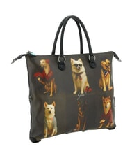 GABS G3 PLUS Geantă de cumpărături medie, convertibilă c&acirc;ini gri din &icirc;ntreaga lume - Genți femei - 5