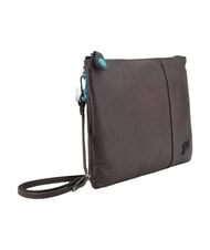 GABS BEYONCE Geantă tip clutch din piele de mărime medie cu curea de umăr mocha - Genți femei - 2
