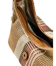 GUESS CAMDEN S Geantă de umăr COGNAC MULTI - Genți femei - 3