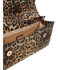 GUESS CIRENA Geantă de m&acirc;nă, cu curea de umăr leopard - Genți femei - 4