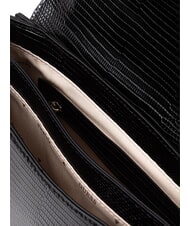 GUESS LEONA Geantă de umăr BLACK - Genți femei - 4