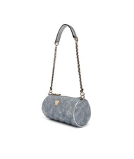 GUESS GIULLY 2 Geantă de umăr mini denim metalic - Genți femei - 3
