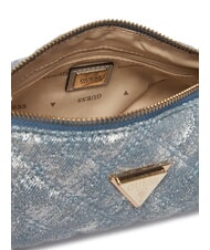 GUESS GIULLY 2 Geantă de umăr mini denim metalic - Genți femei - 5