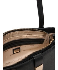 GUESS BROOKE Geantă de umăr BLACK - Genți femei - 5