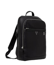 GUESS MONACO Rucsac din piele BLACK - Rucsacuri pentru școală și timp liber - 3