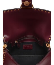 PINKO LOVE ONE SLOUCHY Geantă de umăr mini coacăze intense - aur antic - Genți femei - 4