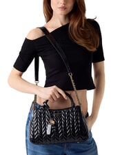 GUESS SALLY Geantă de m&acirc;nă, cu curea de umăr BLACK - Genți femei - 2