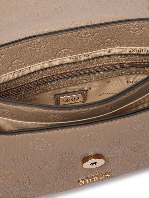 ANISE Geantă mini de umăr / geantă crossbody logo taupe &icirc;nchis - Genți femei