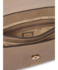 GUESS ANISE Geantă mini de umăr / geantă crossbody logo taupe &icirc;nchis - Genți femei - 4