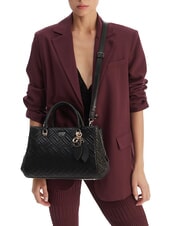 GUESS SALLY Geantă de m&acirc;nă, cu curea de umăr BLACK - Genți femei - 2