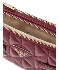 GUESS PAISLEIGH Geantă de umăr mini Bordeaux - Genți femei - 3