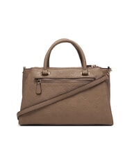 GUESS ANISE L Geantă de m&acirc;nă, cu curea de umăr logo taupe &icirc;nchis - Genți femei - 3