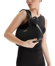 GUESS ATABEY Geantă de umăr BLACK - Genți femei - 2