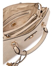 GUESS DITA Geantă de m&acirc;nă, cu curea de umăr logo taupe deschis - Genți femei - 4