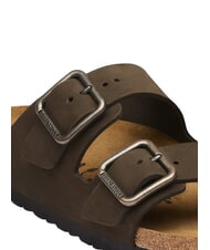 BIRKENSTOCK ARIZONA WB Sandale din piele mocca - Pantofi bărbați - 5