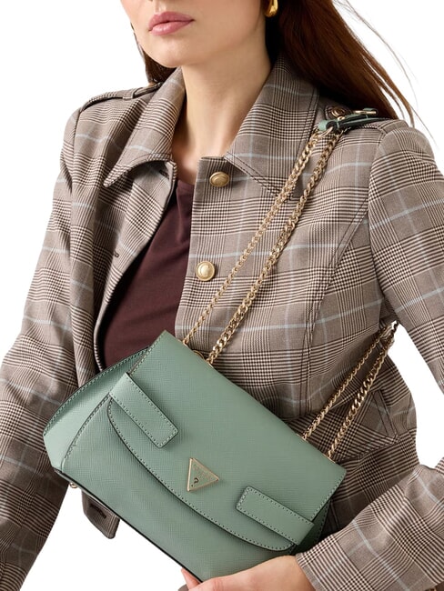 SERENOVA Geantă mini de umăr / geantă crossbody salvie ușoară - Genți femei