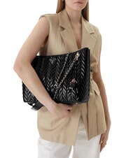 GUESS CHERYL 2 Geantă de umăr BLACK - Genți femei - 2