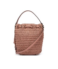 GUESS OFELIA Geantă mini tip găleată cu curea de umăr roz coral - Genți femei - 3