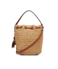 GUESS OFELIA Geantă mini tip găleată cu curea de umăr natural / coniac - Genți femei - 3