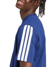 ADIDAS 3 STRIPES Tricou cu m&acirc;necă scurtă și guler rotund albastru - tricou - 5