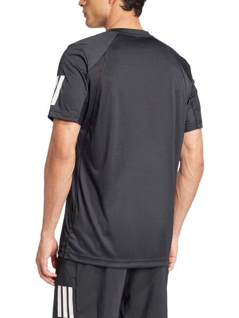 CLUB 3 STRIPES Tricou de tenis negru - tricou