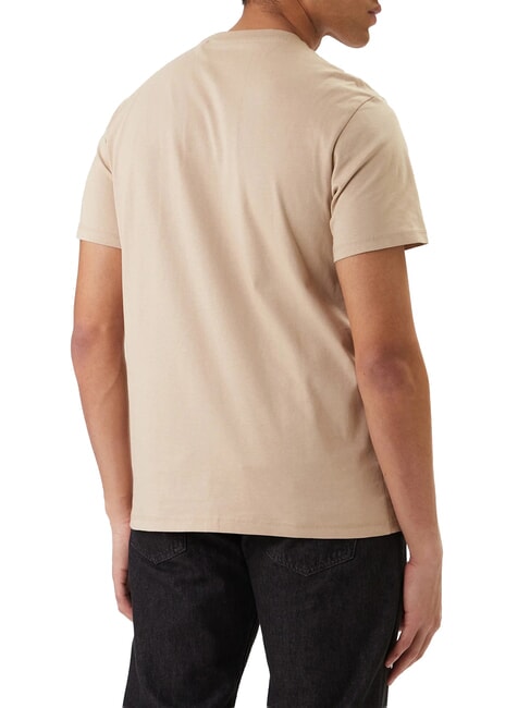TERRY LOGO Tricou din bumbac nisip neutru - tricou
