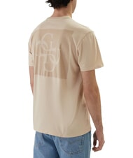 GUESS BASIC 4G MIST Tricou de bumbac stejar deschis multicolor - tricou - 2