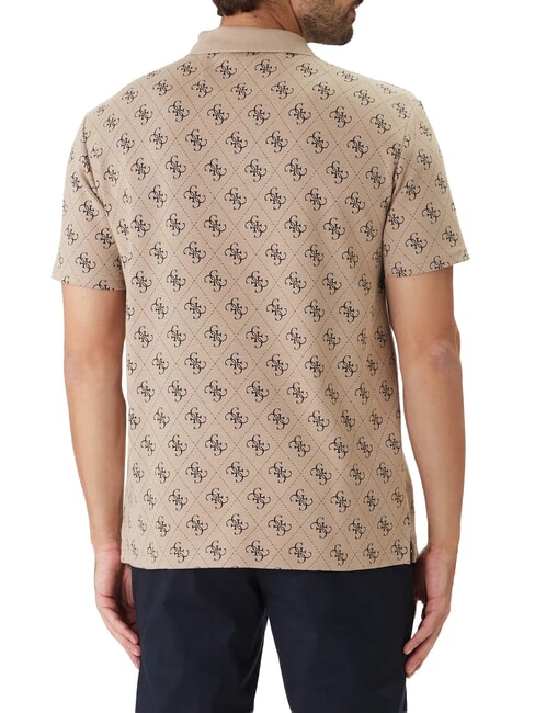 ALL OVER JACQUARD Pol gri-gri/albastru aop 4g ja - maiou Polo