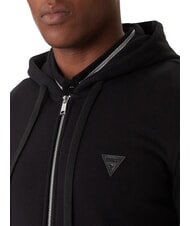 GUESS BASIC Hanorac cu fermoar complet jetbla - hanorace - 3