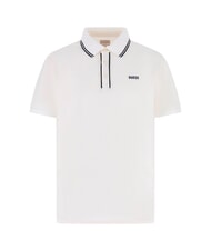 GUESS PAUL PIQUE Tricou polo cu m&acirc;necă scurtă sare albă - maiou Polo - 3