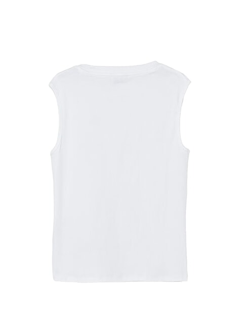 LOGO Maiou alb purpuriu - Tricou copil