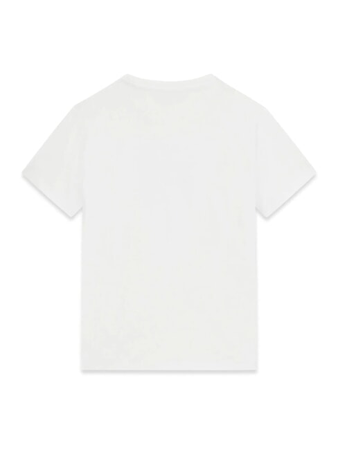BASIC Tricou de bumbac alb purpuriu - Tricou copil