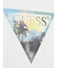 GUESS BASIC Tricou de bumbac alb purpuriu - Tricou copil - 3