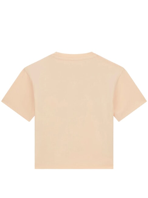 BOXY Tricou din bumbac broderie cu vanilie - Tricou copil