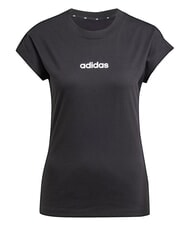 ADIDAS LINEAR Tricou cu m&acirc;necă scurtă, bumbac pur negru - tricou - 4